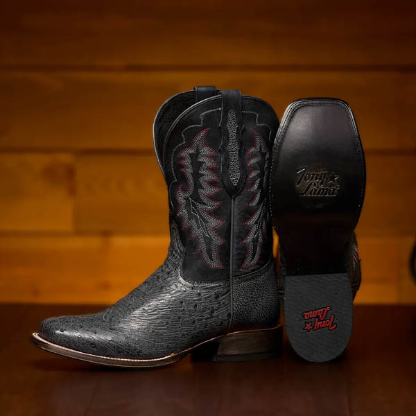 Featured Style: Alco 11” Smooth Ostrich Western Boot in Slate Grey. Shop  Alco 11” Smooth Ostrich Western Boot.